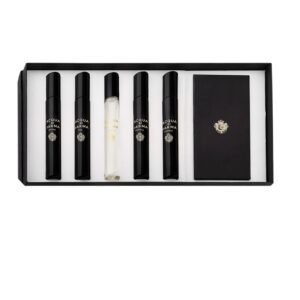 Комплект Acqua di Parma: Signatures Of The Sun - Leather Парфюмна вода За мъже 7 мл + Signatures Of The Sun - Oud Парфюмна вода За мъже 7 мл + Signature Of The Sun - Osmanthus Парфюмна вода За мъже 7 мл + Signature Of The Sun - Quercia Парфюмна вода За мъже 7 мл + Signature Of The Sun - Sandalo Парфюмна вода За мъже 7 мл