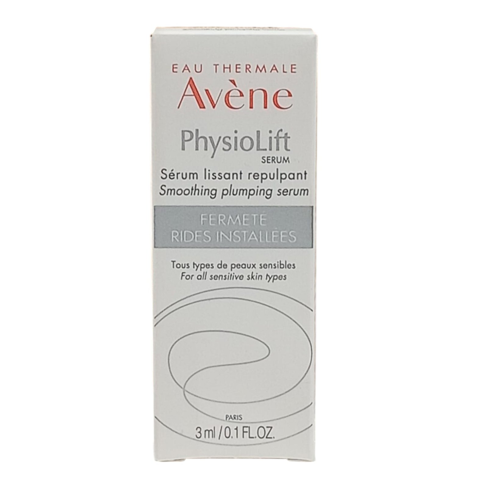 Avene PhysioLift Хиалуронова киселина Изглаждащ Дневен Серум За Лице и Шия 3 мл *Мостра