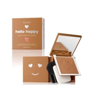 Benefit Hello Happy Velvet матов завършек компактен фон дьо тен 11 тъмен неутрален 7 г