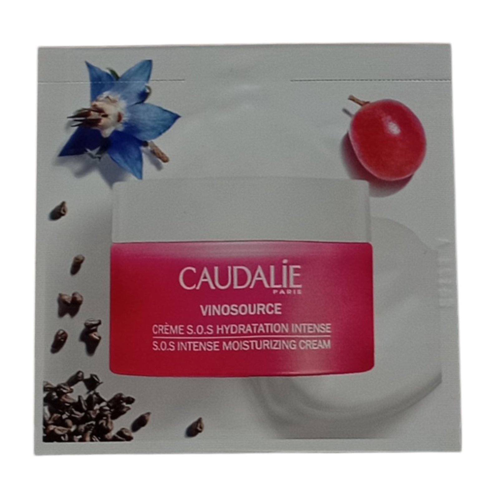 Caudalie Vinosource Веган Хидратиращ Дневен и нощен Крем За лице 2 мл *Мостра