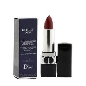 Christian Dior Couture Colour сатенено покритие кремообразно червило 743 Rouge Zinnia с пълнител 3.5 г