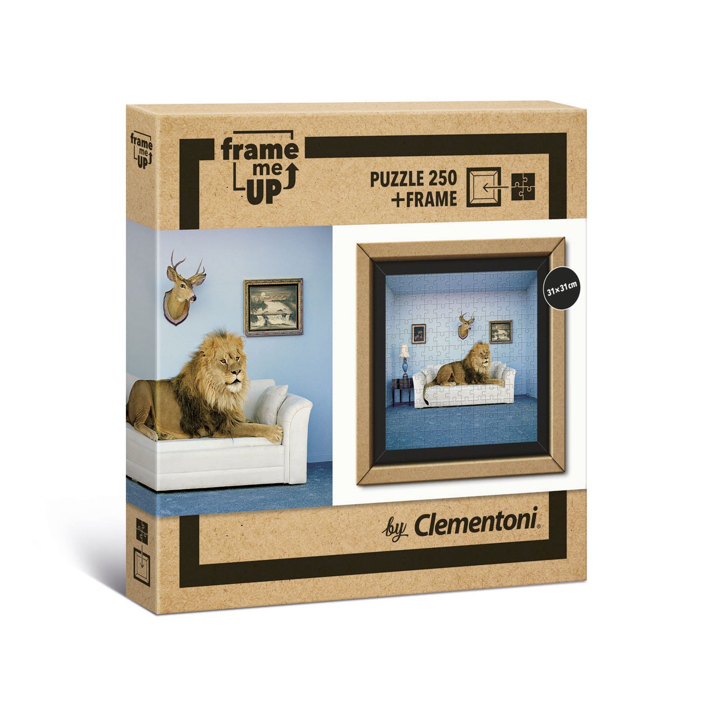 Clementoni Пъзел "Frame Me Up" Лъв Унисекс 250 части