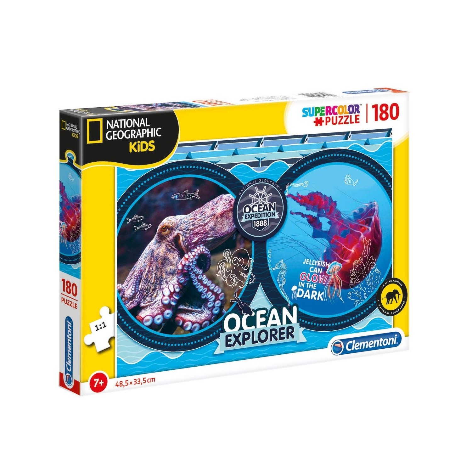 Clementoni National Geographic Kids Ocean Explorer Пъзел Унисекс 7+ години 180 части
