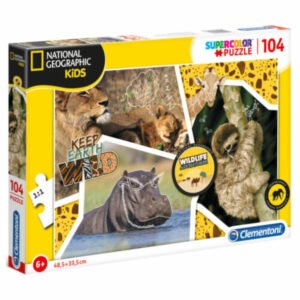 Clementoni National Geographic Wild Пъзел За момчета 6+ години 104 части