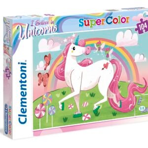 Clementoni SuperColor Вярвам в еднорози Пъзел За момичета 6+ години 104 части