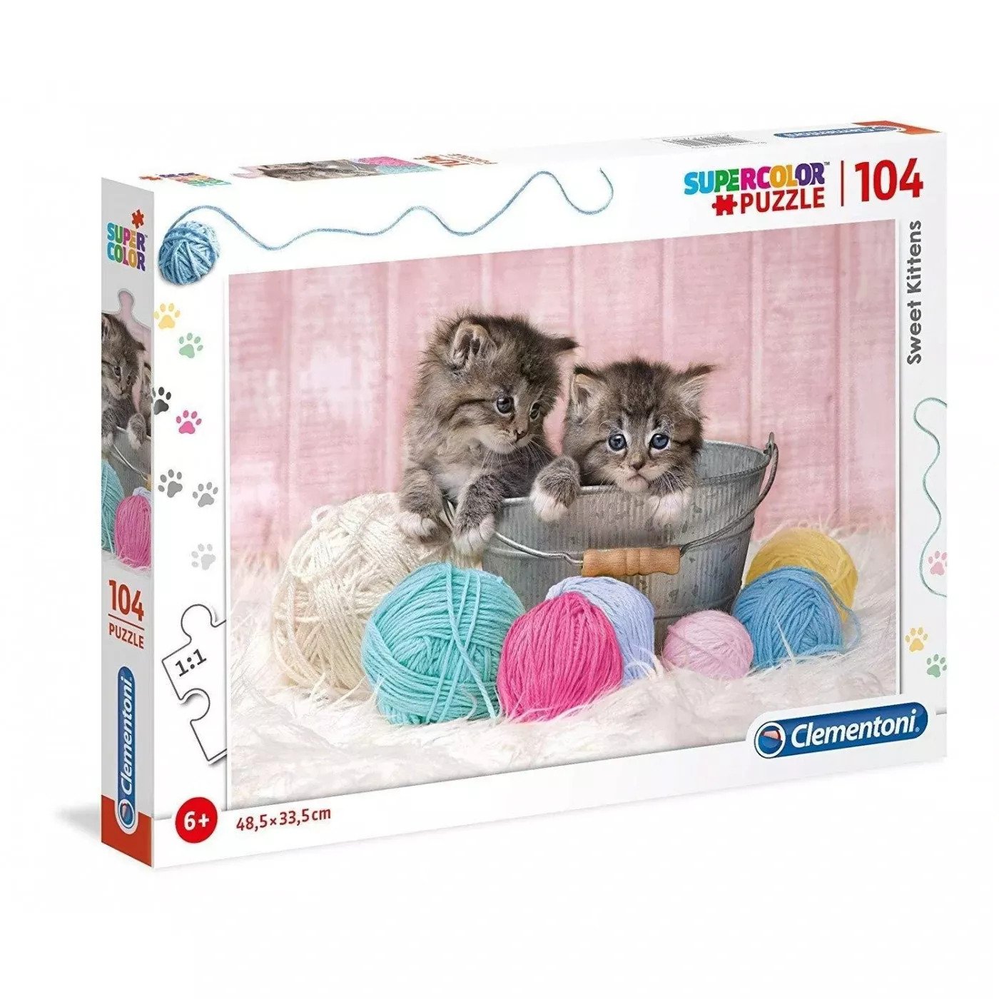 Clementoni SuperColor Сладки котенца Пъзел Унисекс 6+ години 104 части