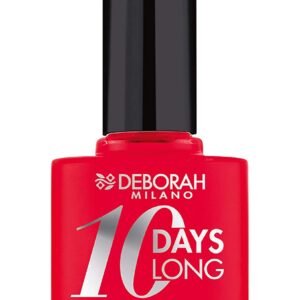 Deborah 10 Days Long лак за нокти EN870 коралово червено 11 мл