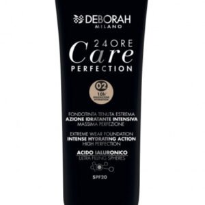 Deborah 24 Ore Care Perfection хидратиращ течен фон дьо тен 02 бежов SPF 20 30 мл *Тестер
