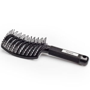 Depot Аксесоари № 725 Vent Четка за коса Черна Голяма Разплитаща