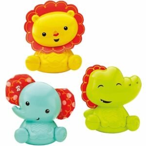 Fisher Price Roly-Polly Friends Лъв Слон Крокодил Комплекти играчки дрънкалки 3+ месеца