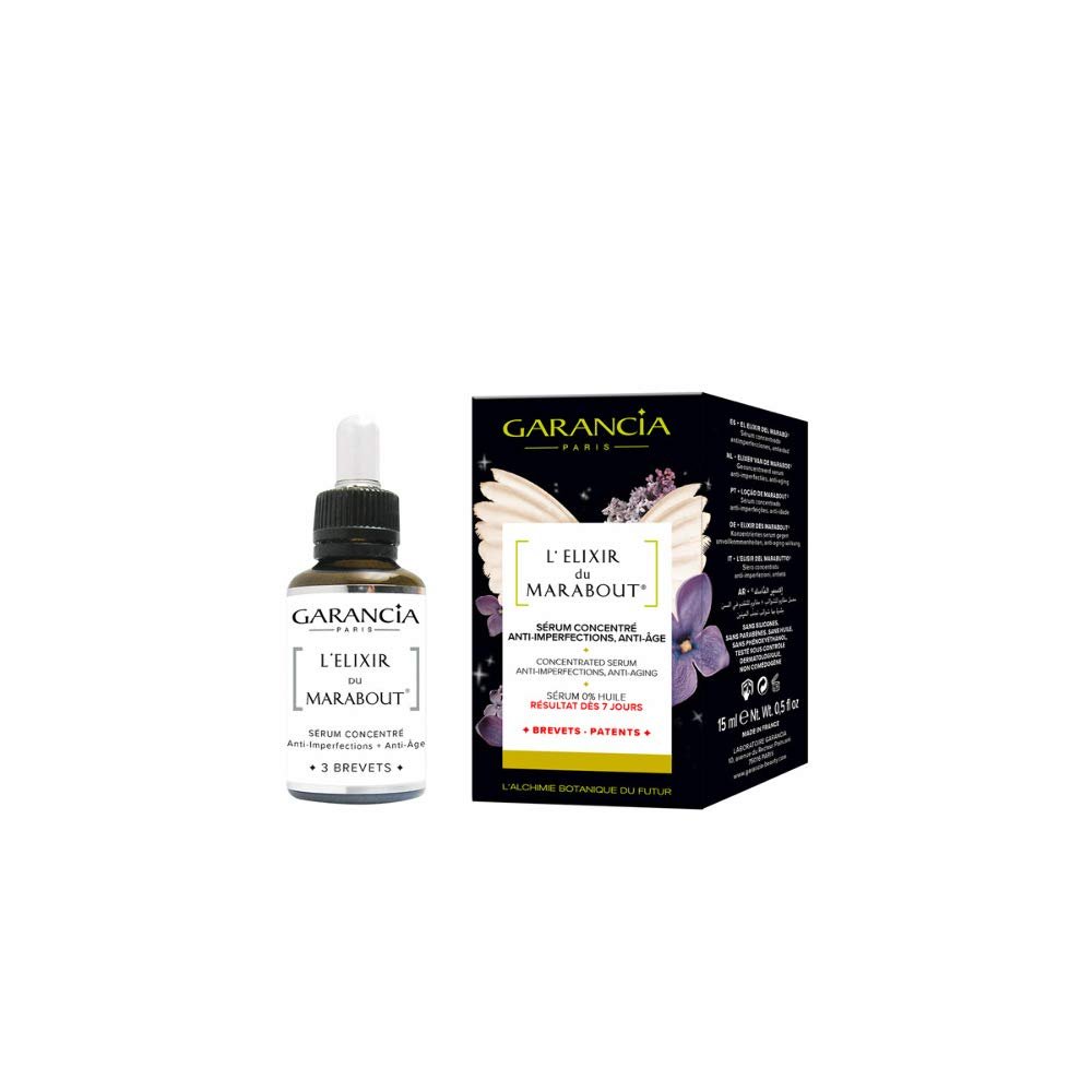 Garancia Marabout Elixir без масла против стареене сутрешен и вечерен серум за лице 15 мл