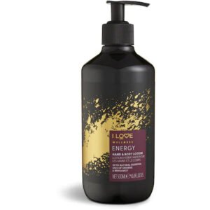 I Love Wellness Energy Веган Хидратиращ и омекотяващ Портокал и бергамот Лосион За ръце и тяло 500 мл
