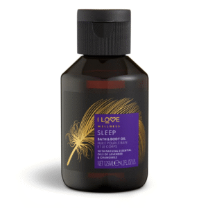 I Love Wellness Sleep Витамин Е Хидратиращ и подхранващ Лавандулово масло за тяло 125 мл