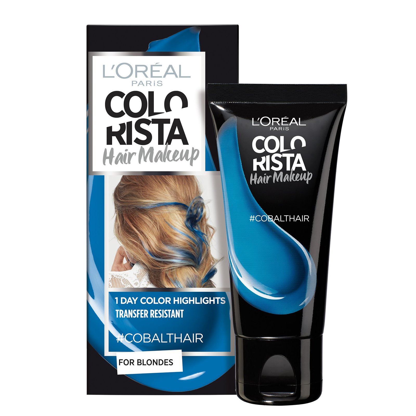 L'Oreal Paris Colorista Hair Makeup Полуперманентна боя за коса #COBALTHAIR 30 мл
