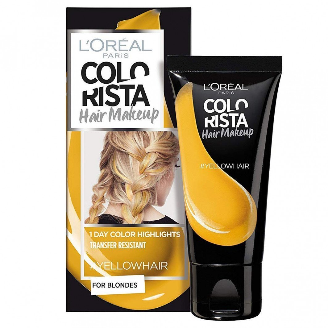 L'Oreal Paris Colorista Hair Makeup Полуперманентна боя за коса #YELLOWHAIR 30 мл