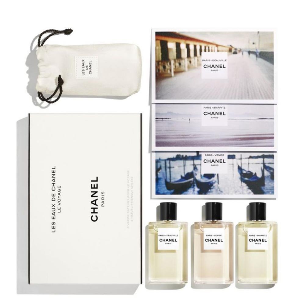 Chanel Eau de Toilette Set: Paris – Deauville Eau de Toilette за жени 30 ml + Paris – Venise Eau de Toilette за жени 30 ml + Paris – Biarritz Eau de Toilette за жени 30 ml