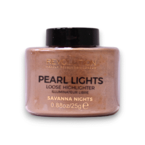 Makeup Revolution Pearl Lights Пудра за хайлайтър на прах Savannah Nights 25 г