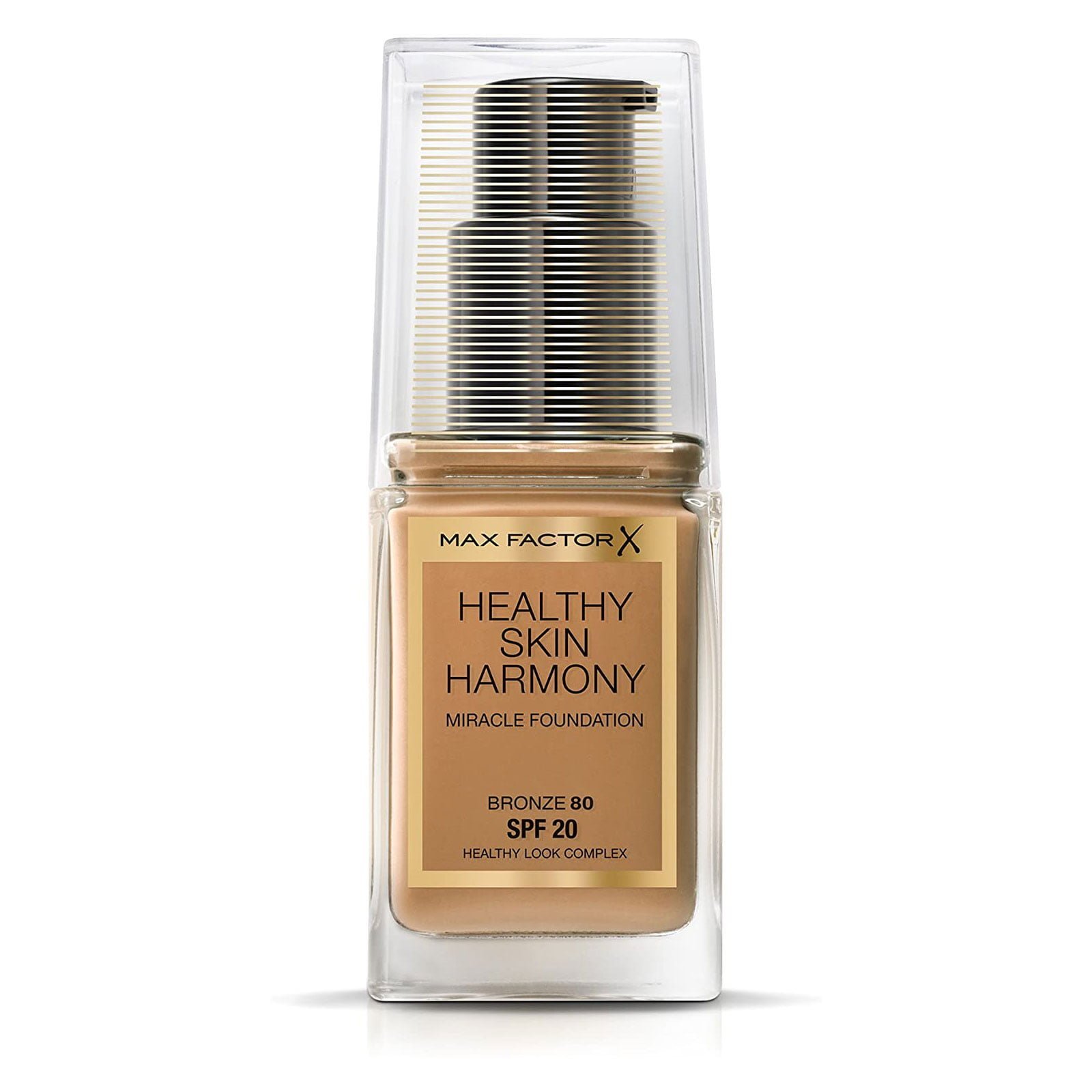 Max Factor Healthy Skin Harmony течен фон дьо тен 80 бронзов SPF 20 30 мл