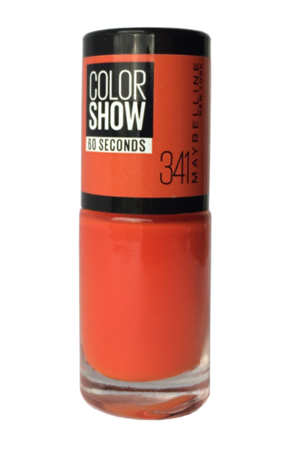 Maybelline Color Show 60 Seconds лак за нокти № 341 Orange Attach 7 мл