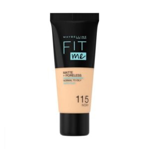Maybelline Fit Me Matte + Poreless течен фон дьо тен 150 цвят слонова кост 30 мл