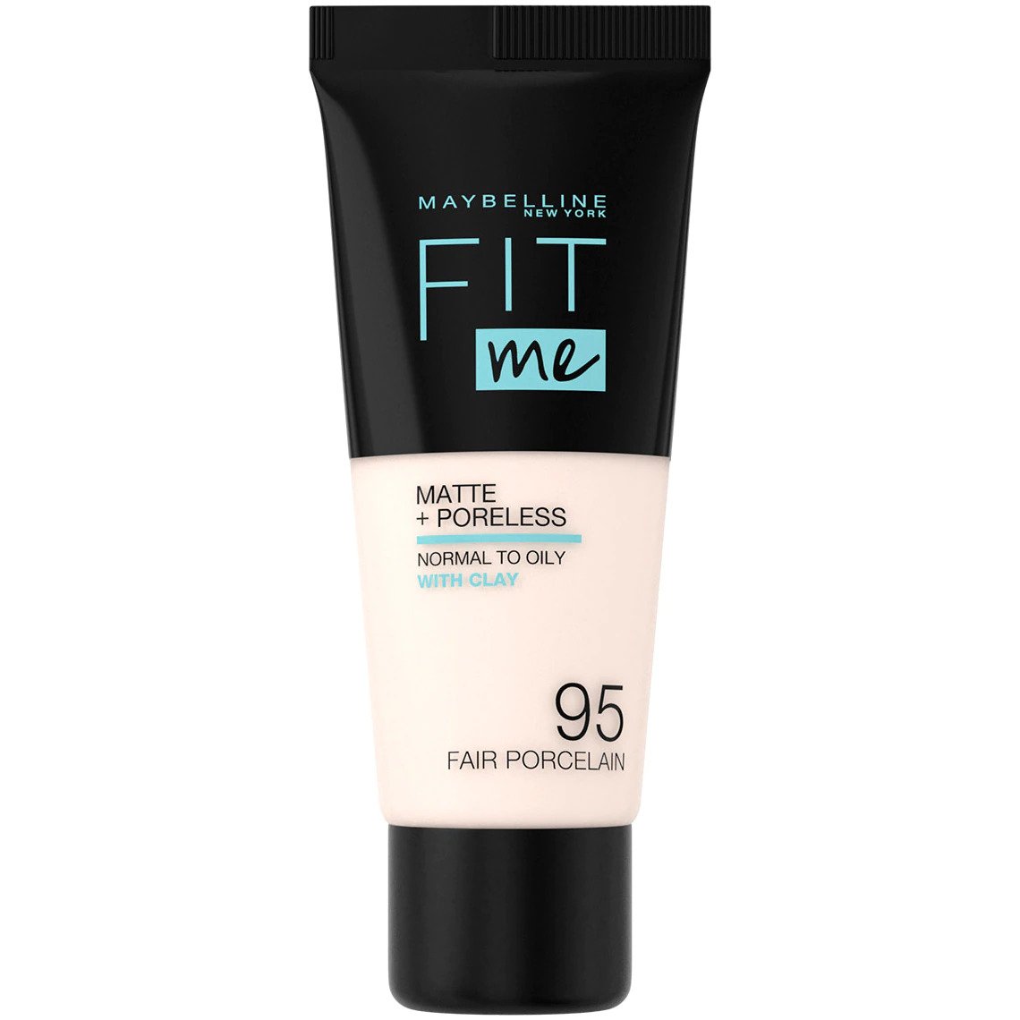 Maybelline Fit Me Matte + Poreless течен фон дьо тен 95 Fair Porcelain 30 мл
