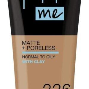 Maybelline Fit Me Matte + Poreless течен фон дьо тен 336 топъл маслинен цвят 30 мл