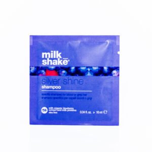 Млечен шейк сребрист блясък шампоан за коса за неутрализиране на жълти тонове 10 мл