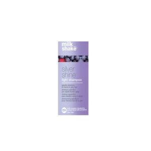 Млечен шейк сребърен блясък без сулфати шампоан за коса за неутрализиране на жълти тонове 10 мл