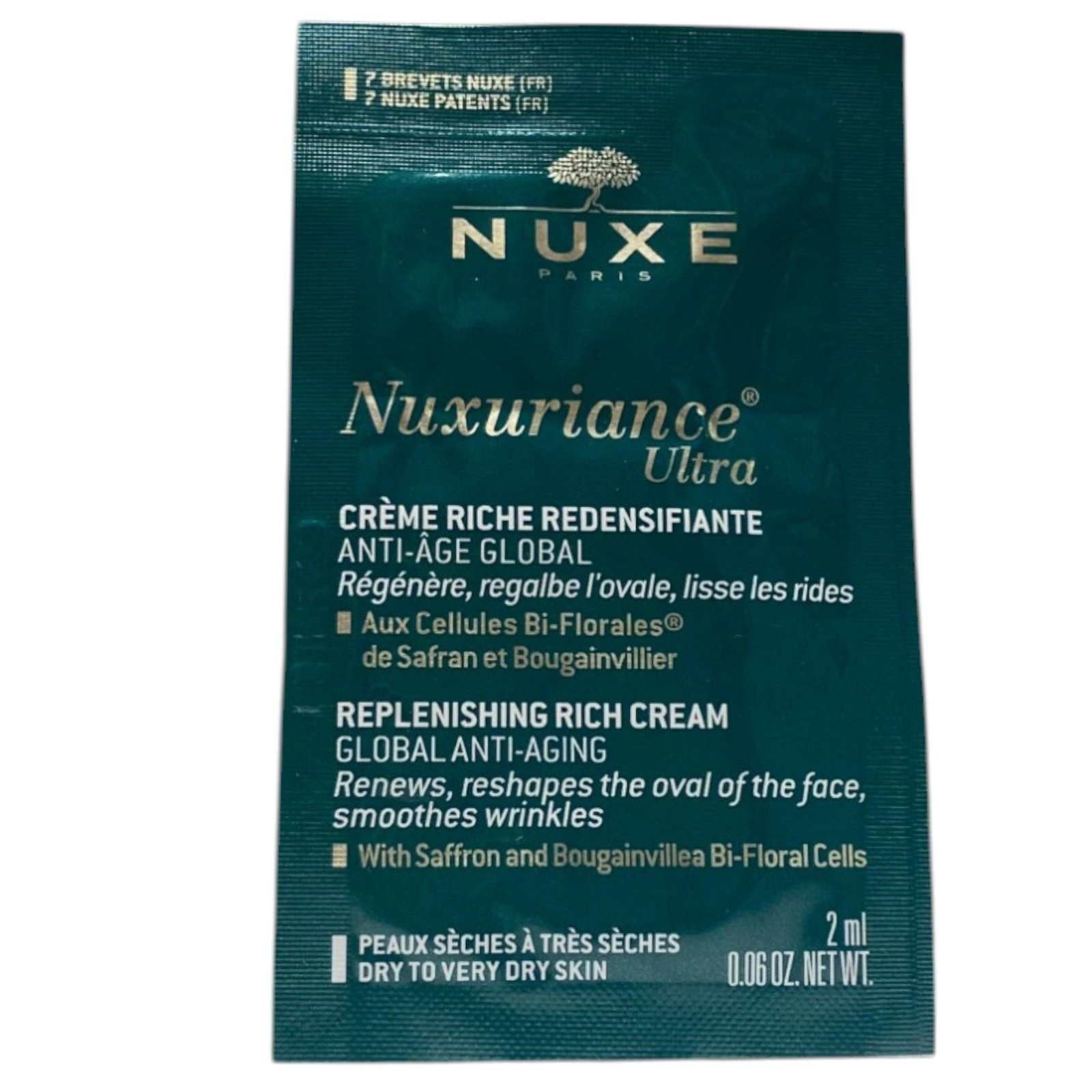 Nuxe Nuxuriance Ultra Веган Антиейджинг Богат крем За лице 2 мл *Мостра