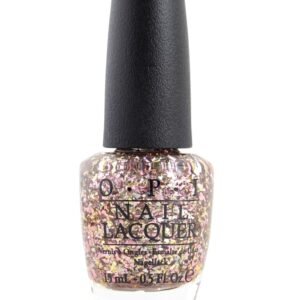 Opi Лак за нокти Лак за нокти NL M80 Gaining Mole-mentum (розов/златен брокат) 15 мл