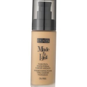 Pupa Made To Last без парабени дълготраен течен фон дьо тен 03 тъмнослонова кост 30 мл