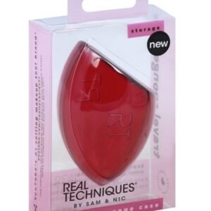 Real Techniques Miracle пластмасов калъф за гъба за грим червен