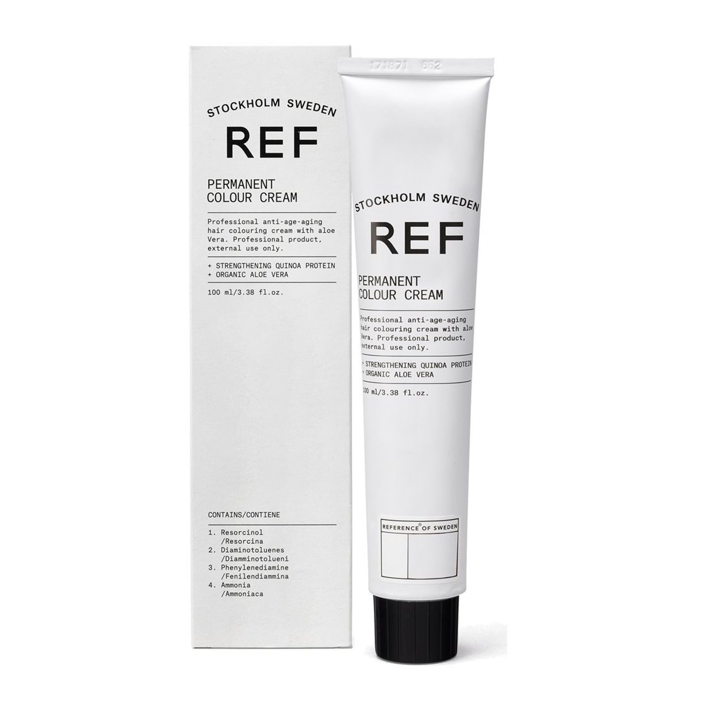 Ref Stockholm Перманентна боя за коса Веган Перманентна боя за коса 9.23 Бреза 100 мл