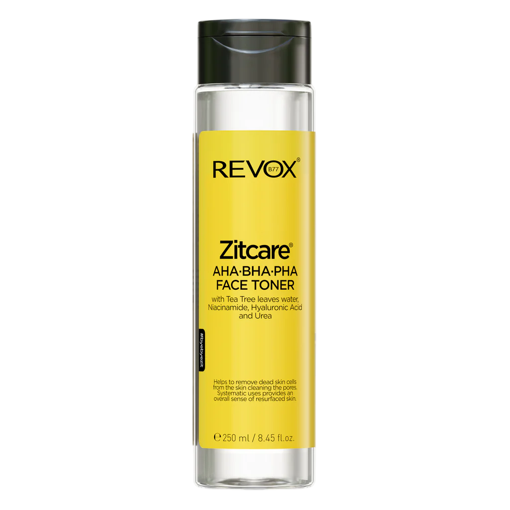 Revox B77 Zitcare AHA/BHA/PHA Премахва замърсявания Почистващ тоник 250 мл