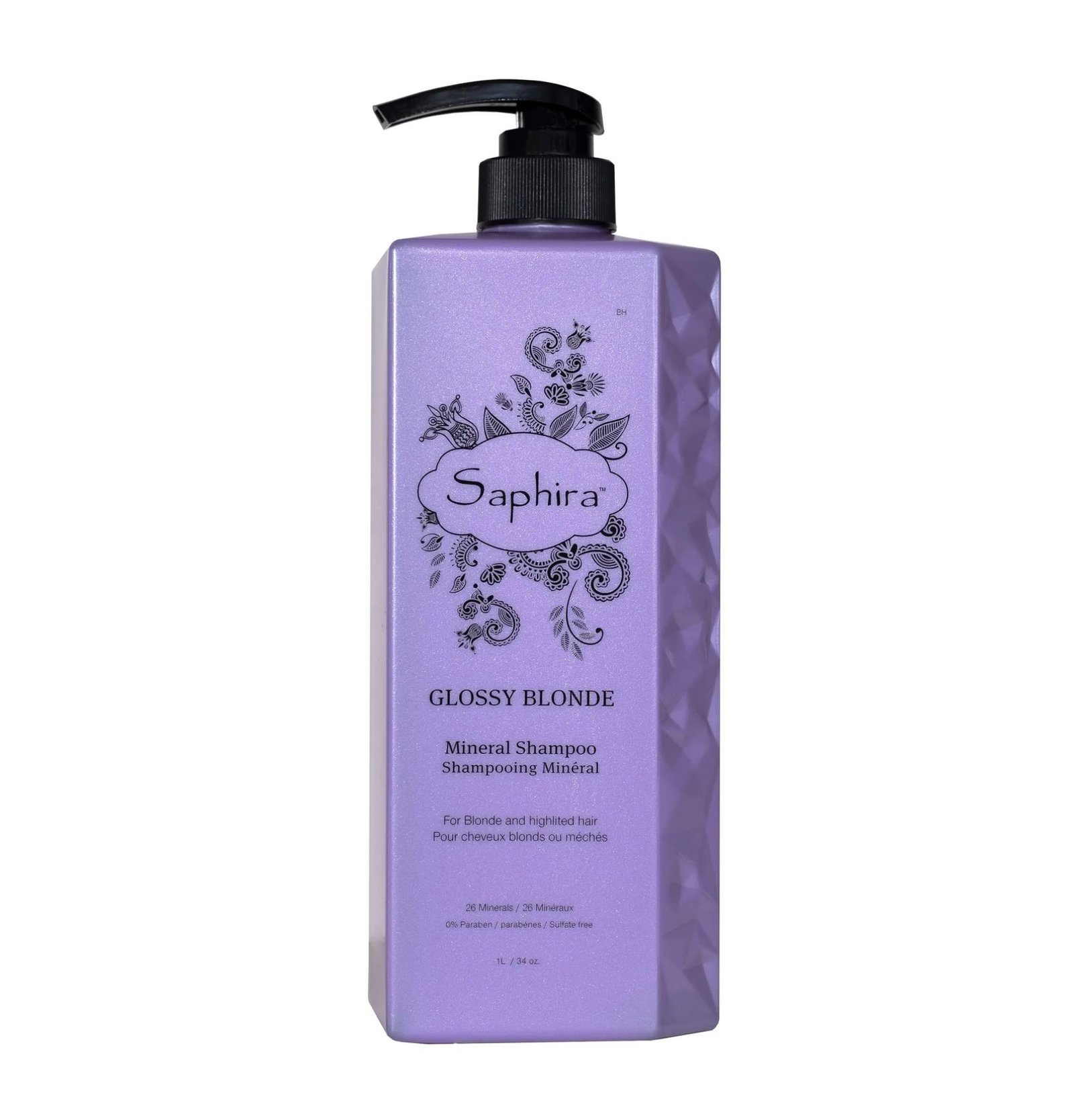 Saphira Гланцово русо Богато на минерали Шампоан за боядисана коса За руса коса Рус 1000 мл