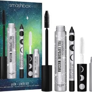 Комплект Smashbox: Photo Finish основа за мигли 4 мл + Always On гел молив за очи с аромат на гел 1.2 г + Full Exposure водоустойчива за обем спирала черна 9.56 мл