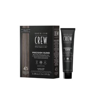 Комплект Trio American Crew Precision Blend Полуперманентна боя за коса 4-5 Натурално сиво 3 бр. 40 мл