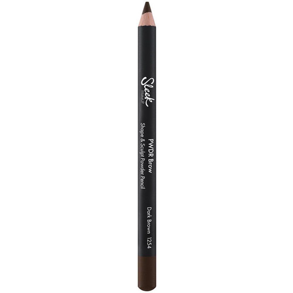 Sleek MakeUP Пудра Смесваща се Кремообразен молив за вежди 1254 Тъмнокафяв 1.29 г