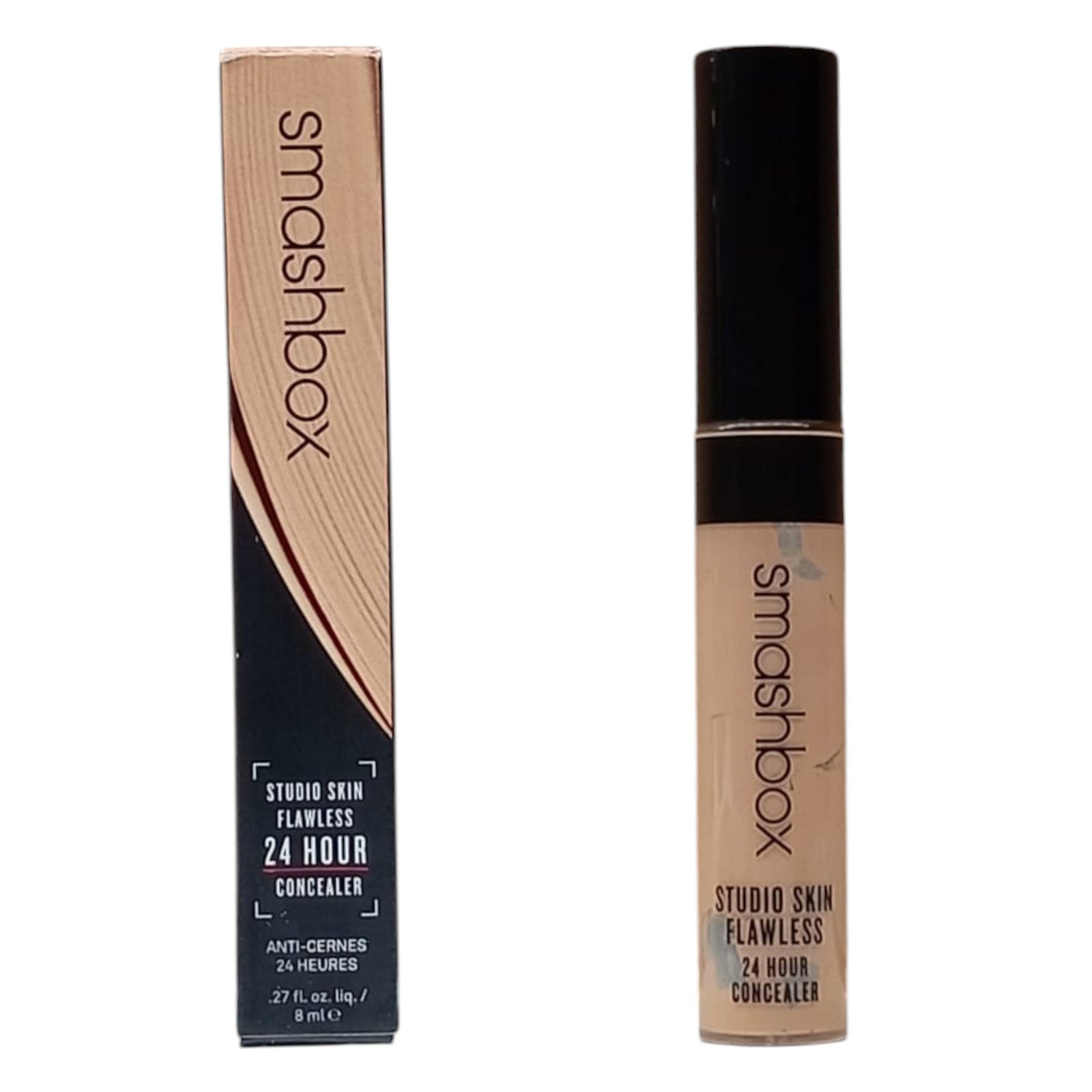 Smashbox Studio Skin Flawless течен коректор светло средно топъл маслинен цвят 8 мл