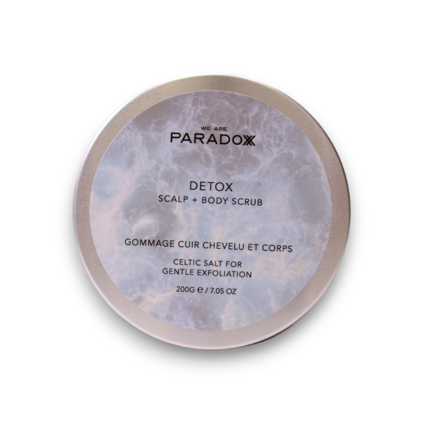 We are Paradoxx Detox Келтска сол ексфолиращ скраб за тяло 200 г