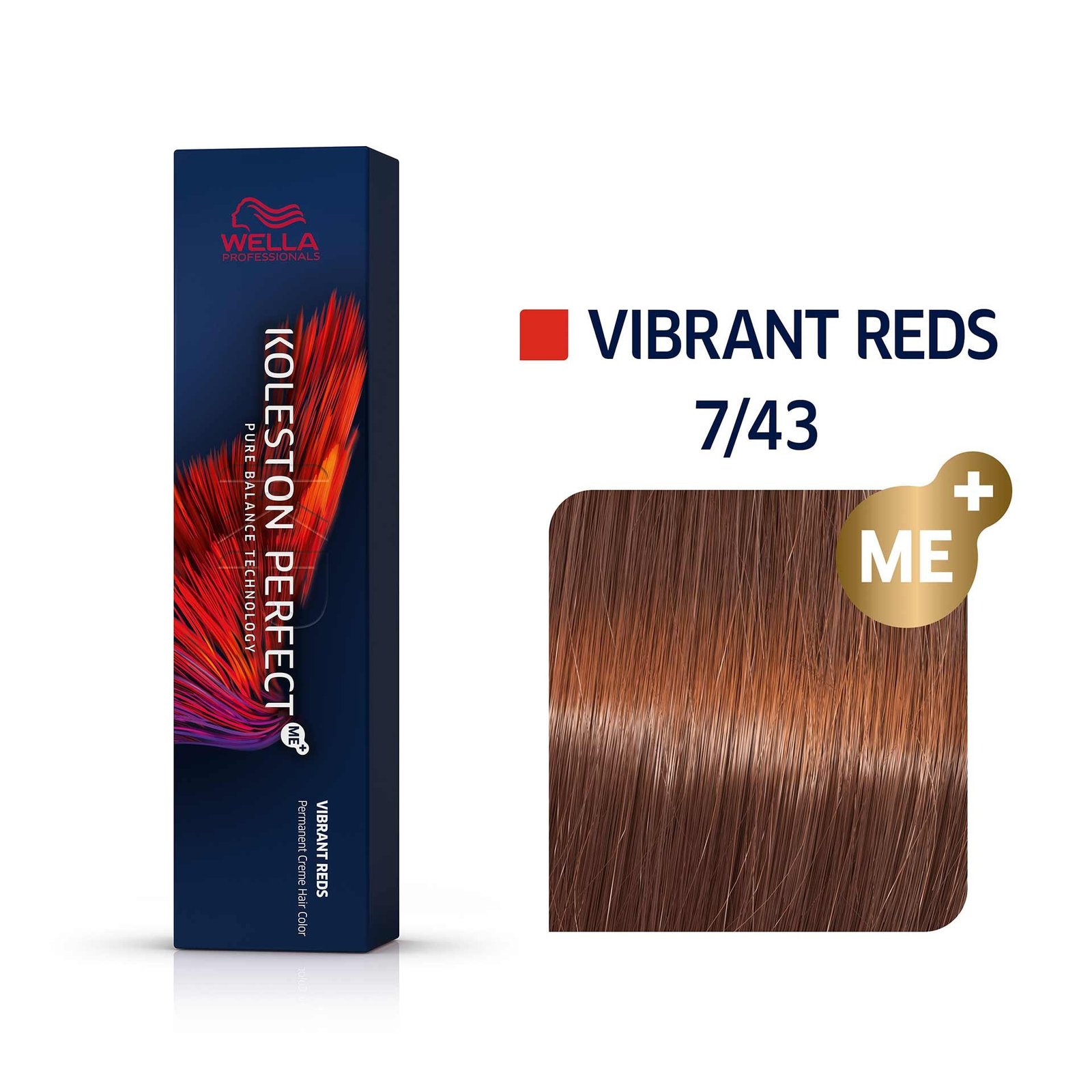 Wella Professionals Color Touch без амоняк полуперманентна боя за коса 7/43 Наситено червено 60 мл