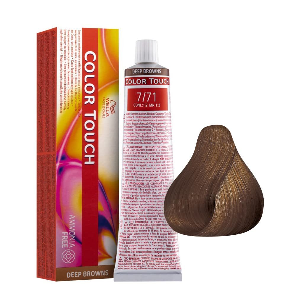 Wella Professionals Color Touch без амоняк полуперманентна боя за коса 7/71 60 мл