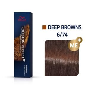Wella Professionals Koleston Perfect Me+ перманентна боя за коса 6/74 Тъмно кафяво 60 мл