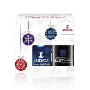 Зимен комплект Jessica: Лак за нокти по поръчка Light Up The Sky 14.8 мл + Професионален GELeration полуперманентен лак за нокти Light Up The Sky 15 мл