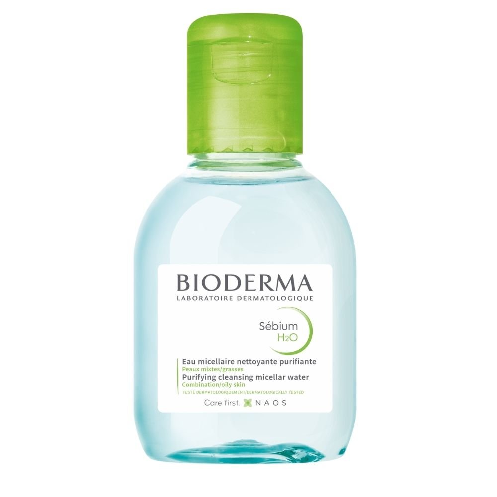 Bioderma Sebium H2O без парабени почистваща мицеларна вода за мазна/проблемна комбинирана кожа 100 мл