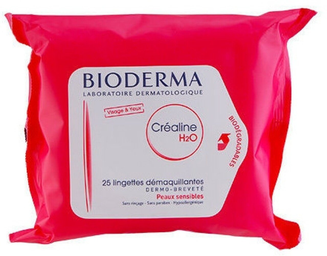 Bioderma Sensibio Ксилитол Кърпички за премахване на грим