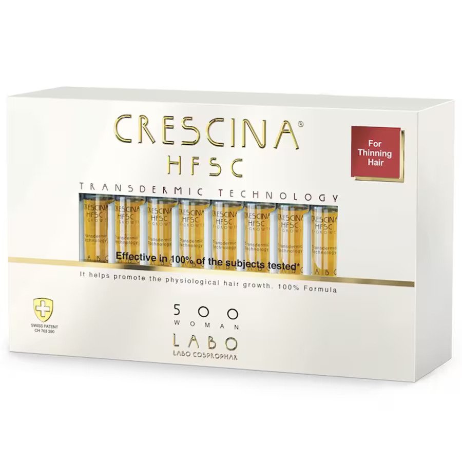 Labo Crescina Transdermic HFSC 500 За стимулиране на растежа Серум за третиране с ампули За скалп За жени 20 бр. 3.5 мл