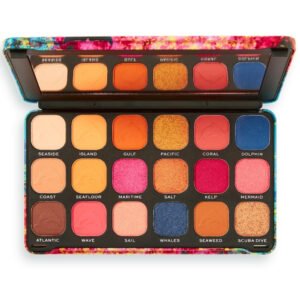 Makeup Revolution Forever Flaw Hydra Dolphin Палитра сенки за очи 10 нюанса 16.5 г
