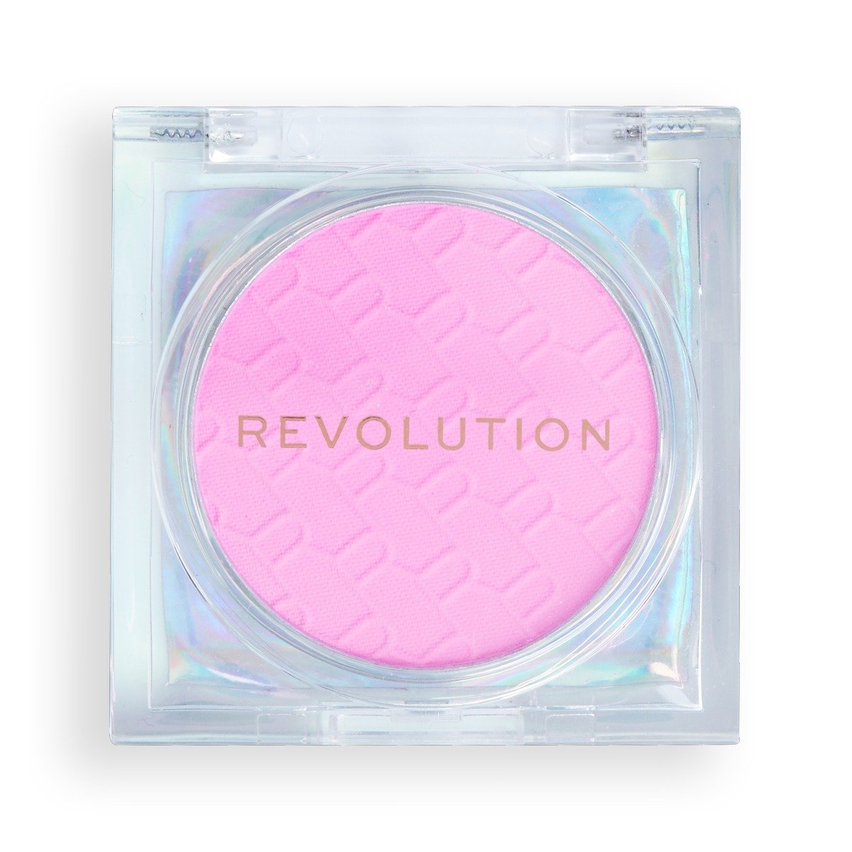 Makeup Revolution Mood Switch Aura Озаряваща компактна пудра с руж Универсално розово 3.5 г