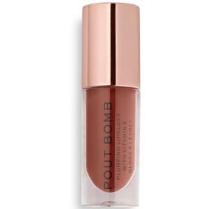 Makeup Revolution Pout Bomb Vitamin E гланц за устни Cookie Deep Nude 4.6 мл
